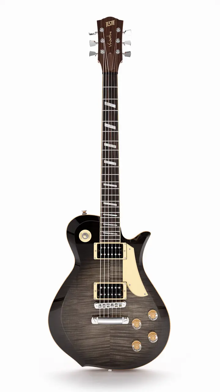 Vincentine Classic Charcoal Burst, vista frontale